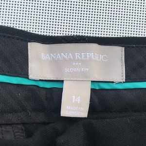 Banana Republic size 14 Sloan black trousers